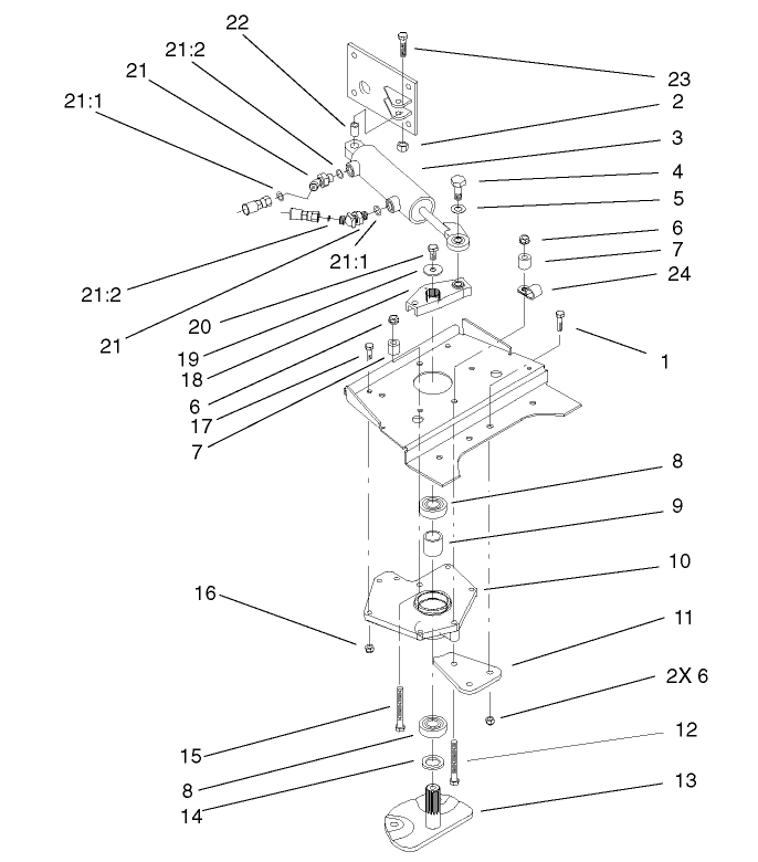 Power Steering Lower Assembly