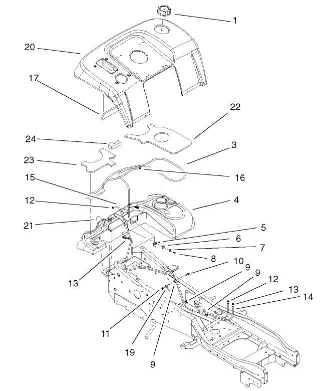 Fender & Fuel System Assembly