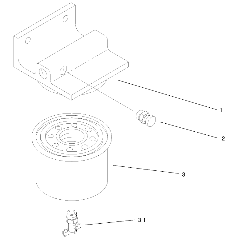 Separator-Filter/water Assembly