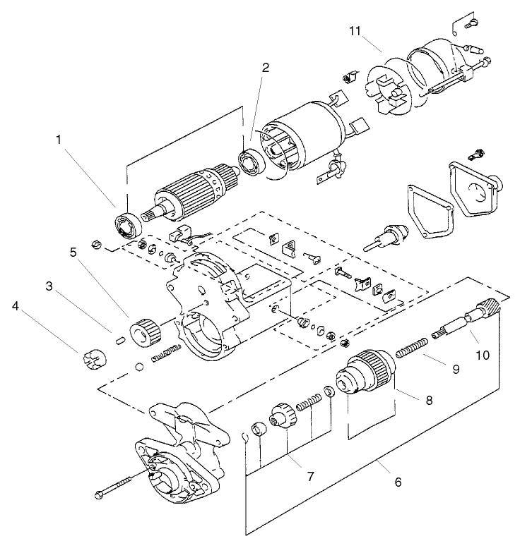 Starter Motor Assembly No. 99-9693