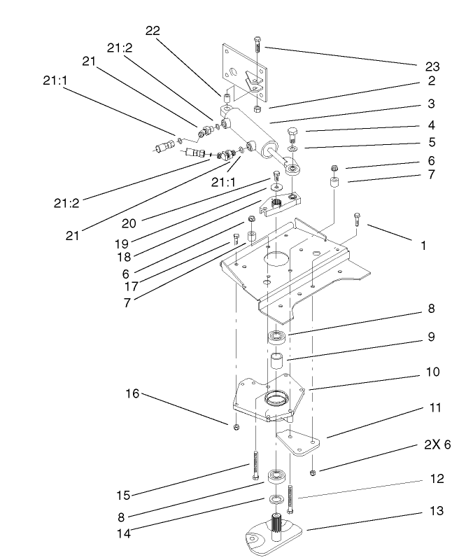 Power Steering Lower Assembly