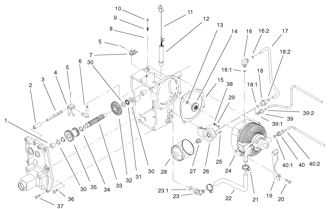 Hydro Transaxle Assembly (cont.)