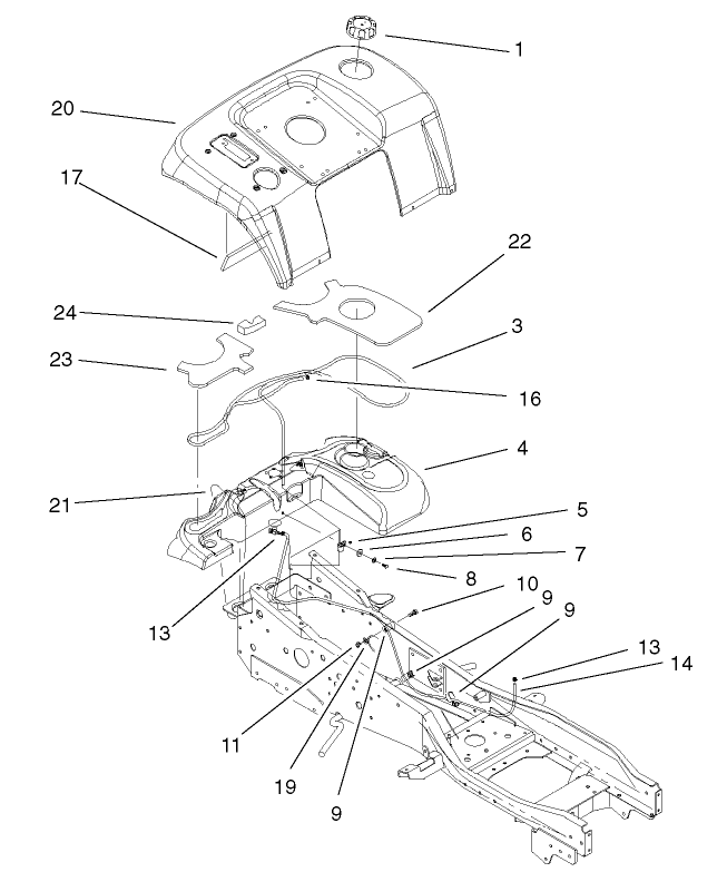 Fender & Fuel System Assembly