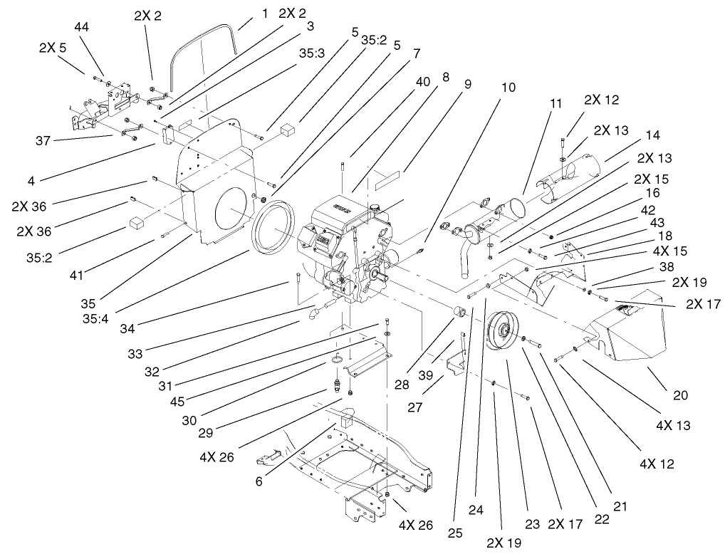 Air Cooled Engine Assembly