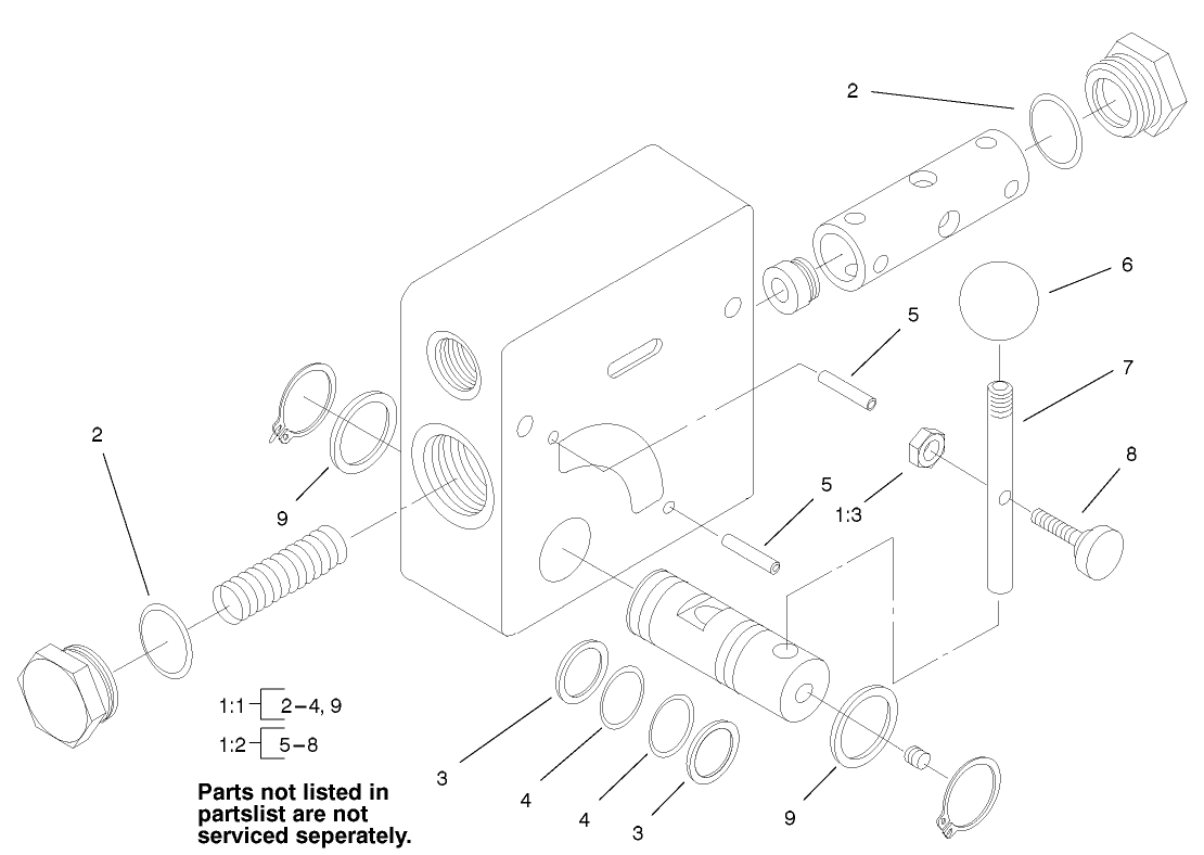 Hydraulic Valve Kit Assembly No. 104-4221