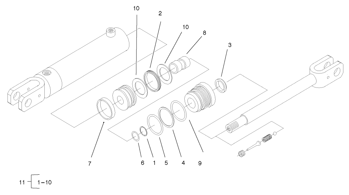 Kit-Hydraulic Cylinder No. 100-4163