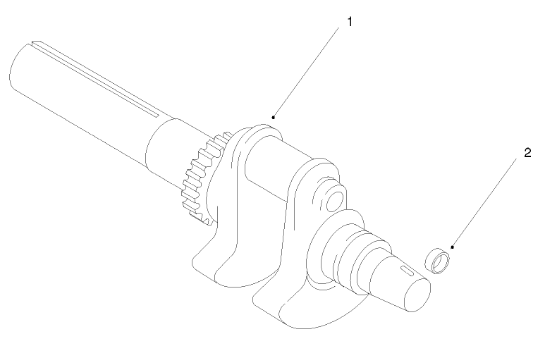 Crankshaft-Kohler Ch22s 66560