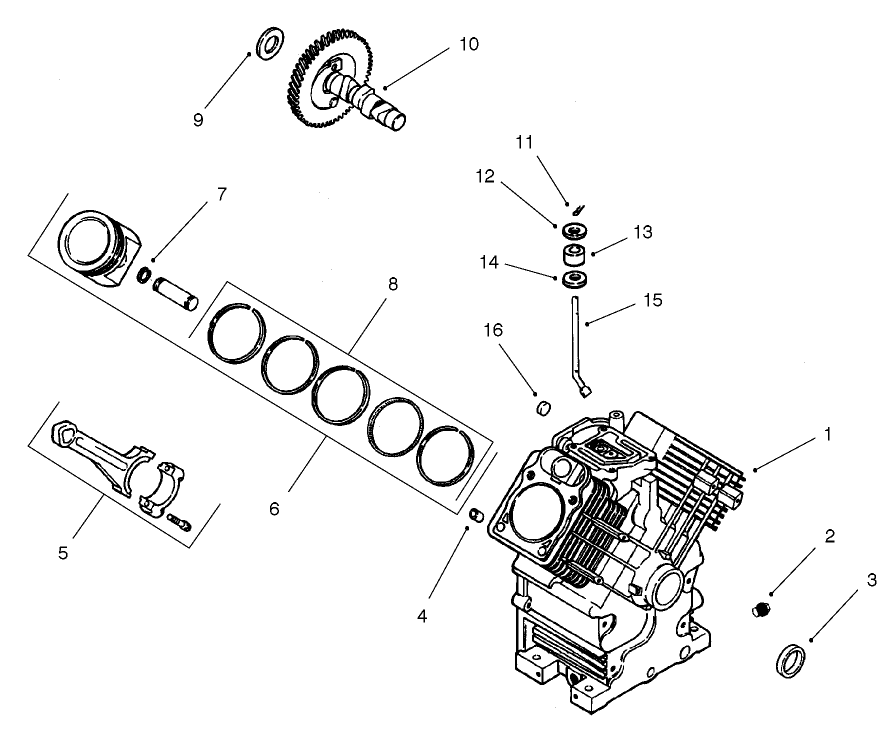 Crankcase-Kohler Ch22s 66560
