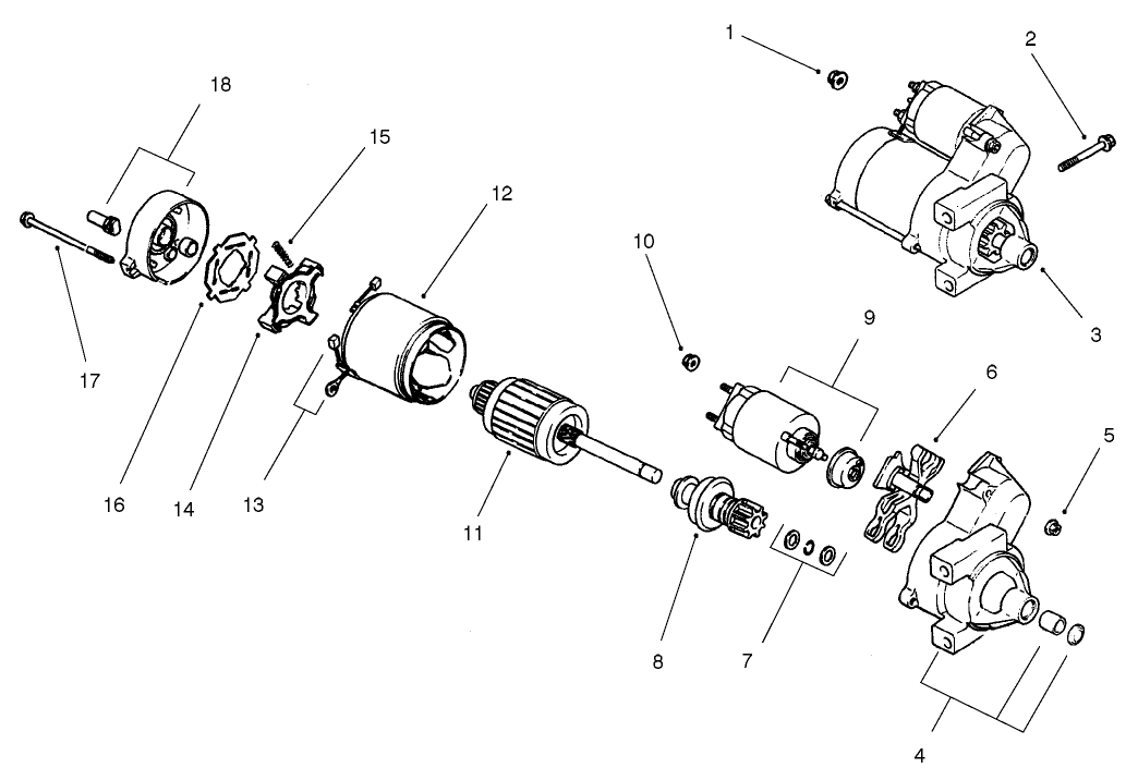 Starting System-Kohler Ch22s 66560