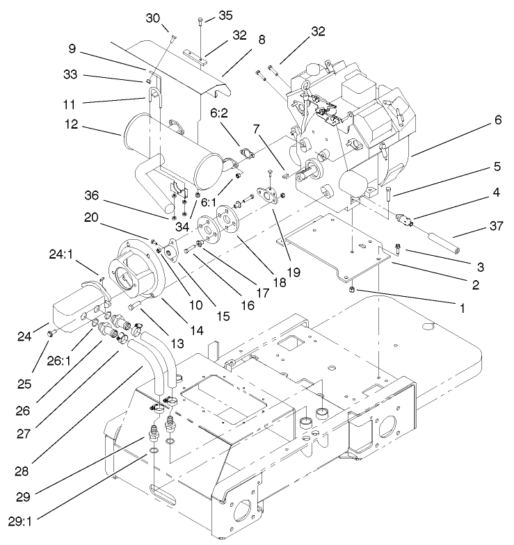 Engine And Pump Assembly