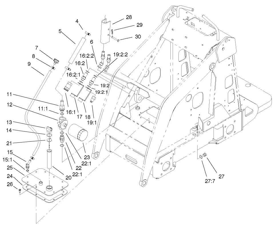 Hydraulic Tank And Filter Assembly