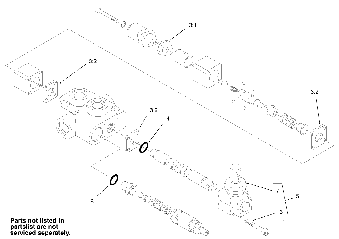 Hydraulic Auxillary Valve No. 99-3077
