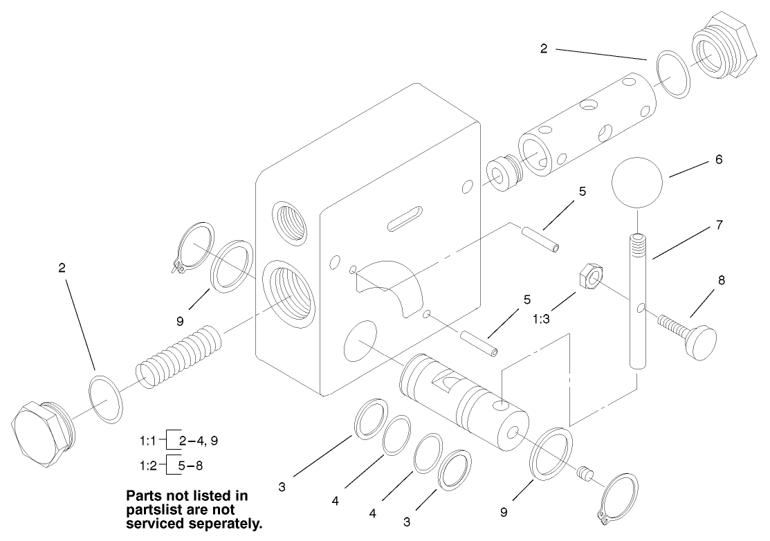 Hydraulic Valve Kit Assembly No. 104-4221