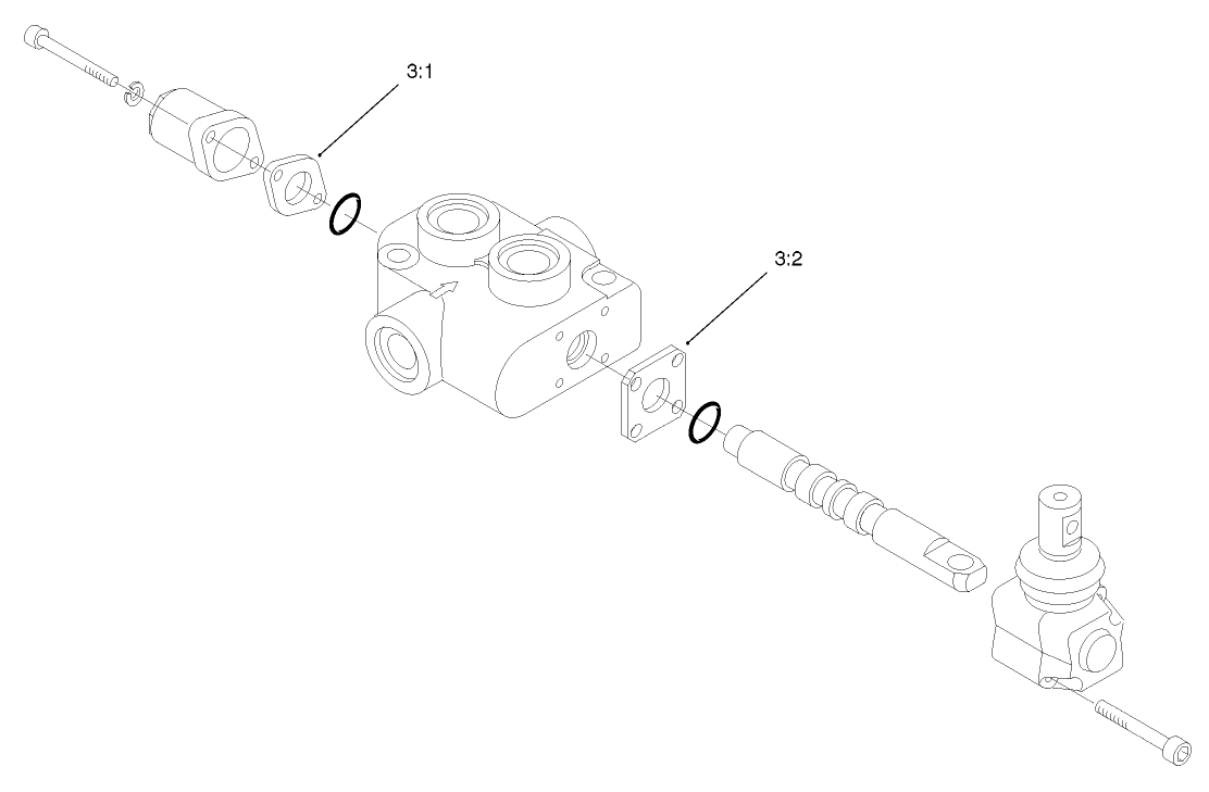 Hydraulic Selector Valve Assembly No. 99-3072