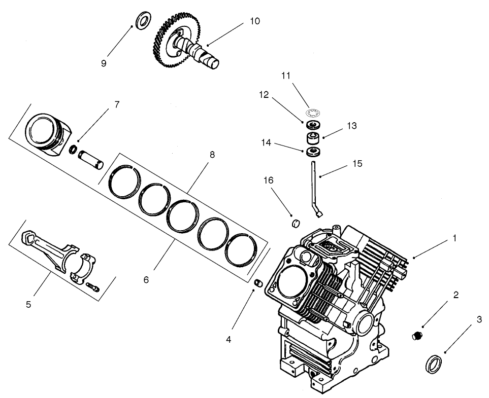 Crankcase Assembly (group 2) Engine: Kohler Ch22s Ps-66559