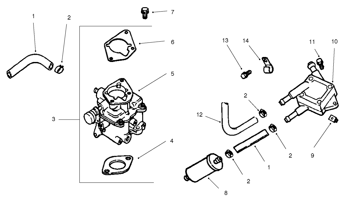 Fuel System Assembly (group 8) Engine: Kohler Ch22s Ps-66559