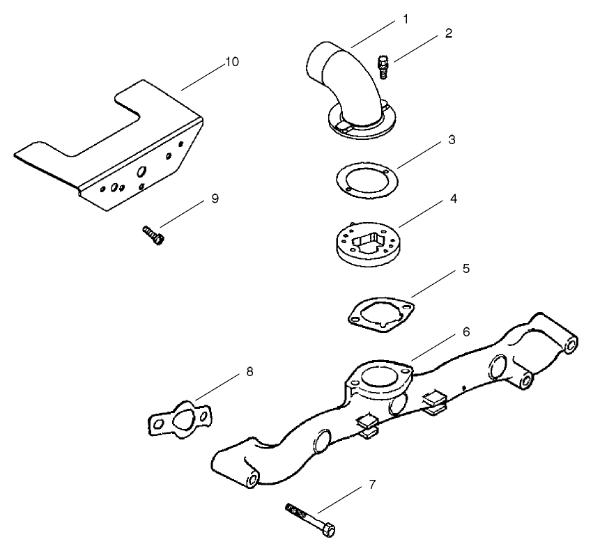 Air Intake/filtration Assembly (group 10) Engine: Kohler Ch22s Ps-66559