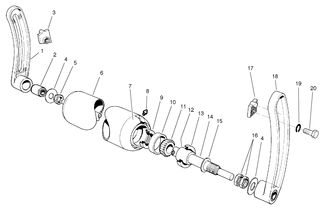 Roller And Bracket Assembly