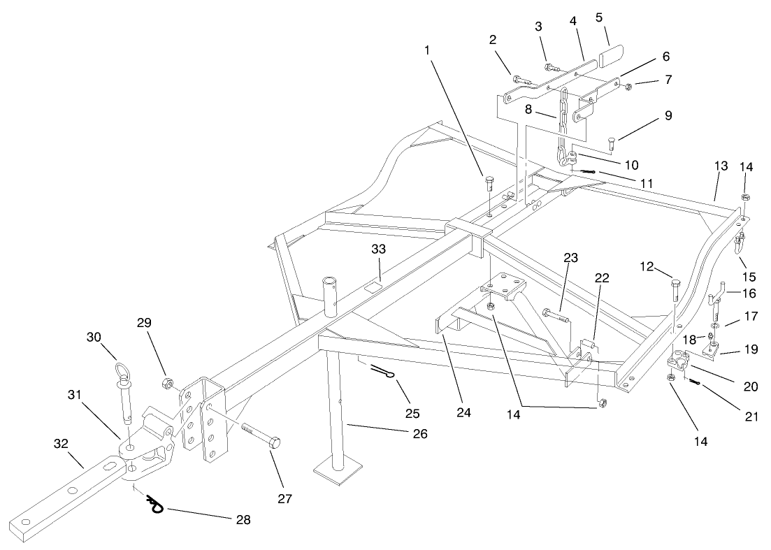 Center Frame Assembly (3-5-7 Unit)
