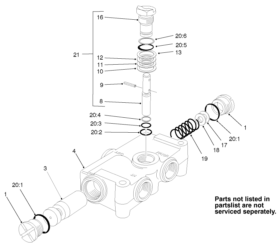 Priority Flow Control Valve Assembly No. 58-5490