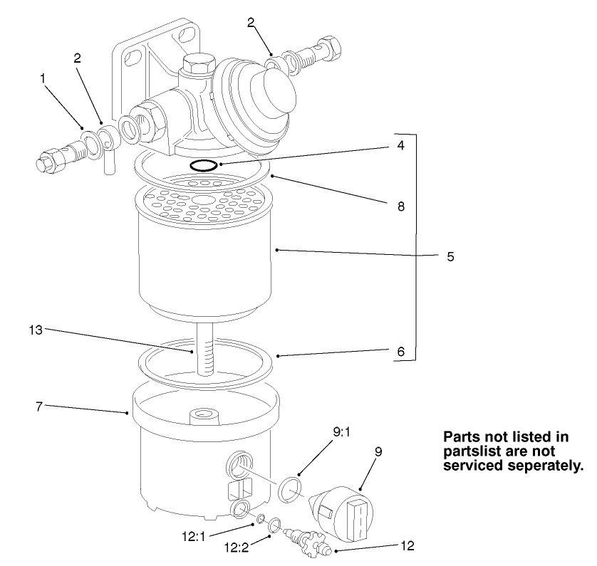 Fuel Filter Assembly No. 76-5300