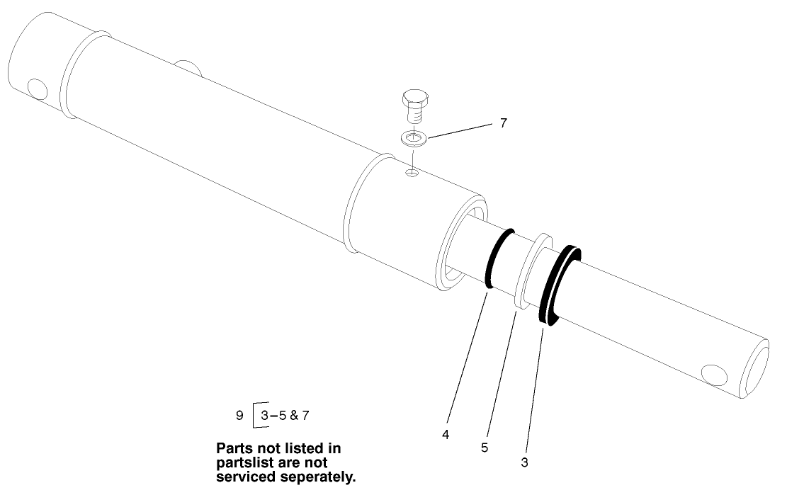 Hydraulic Cylinder Assembly No. 104-5225