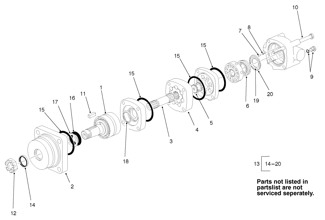 Hydraulic Motor Assembly No. 92-4724