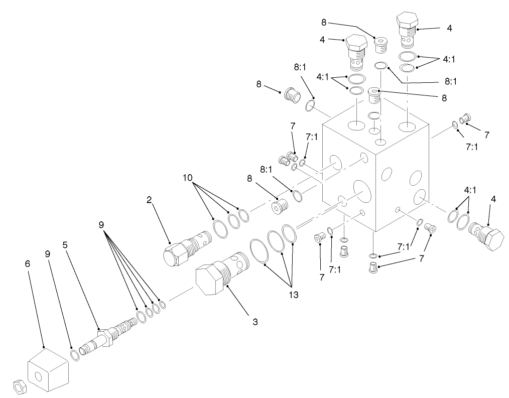 Hydraulic Manifold Assembly No. 92-2982