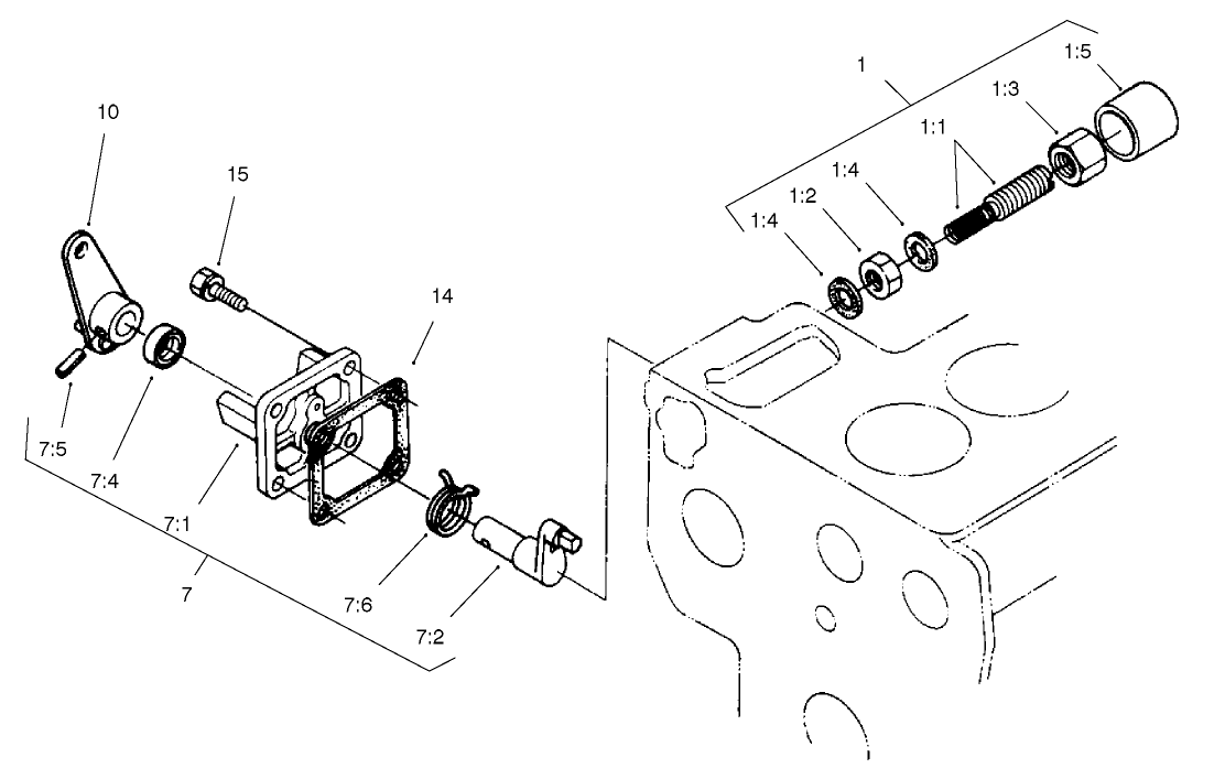 Engine Stop Lever Assembly
