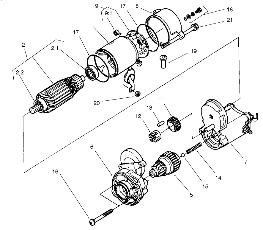 Starter Assembly No. 98-7734