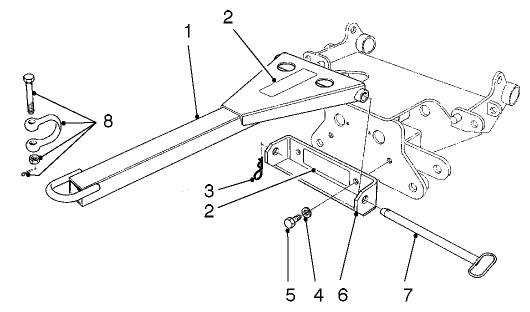 Special Tools Tow Bar Assembly No. 58-7020