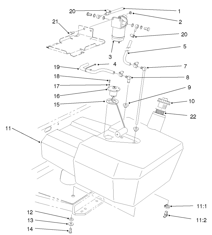 Fuel Tank And Filter Assembly
