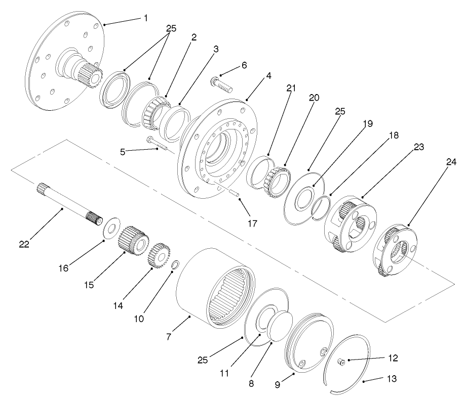 Planetary Drive Assembly #92-7415-03