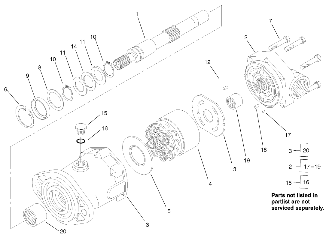 Rh-Hydraulic Motor Assembly #92-7385