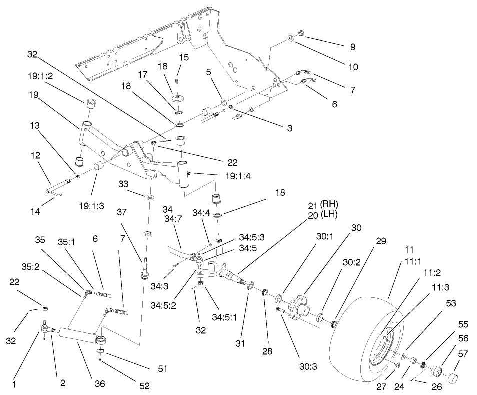 2wd-Rear Axle Assembly (model #03803)