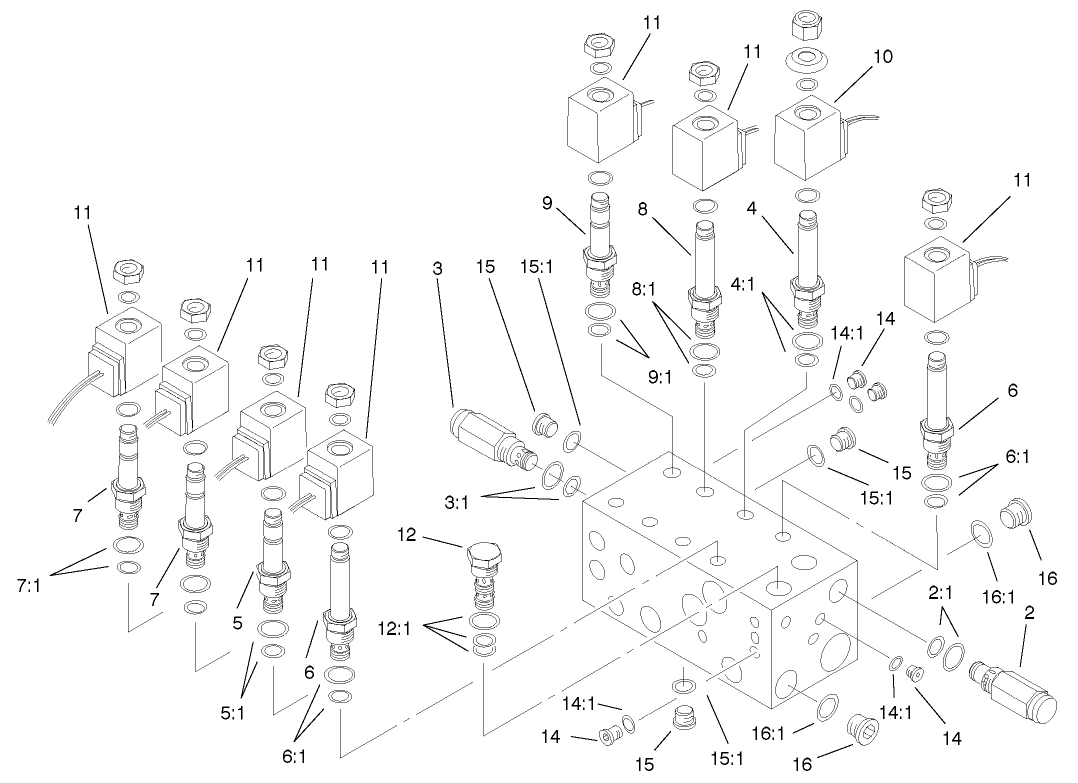 Front Manifold Block Assembly #100-3800