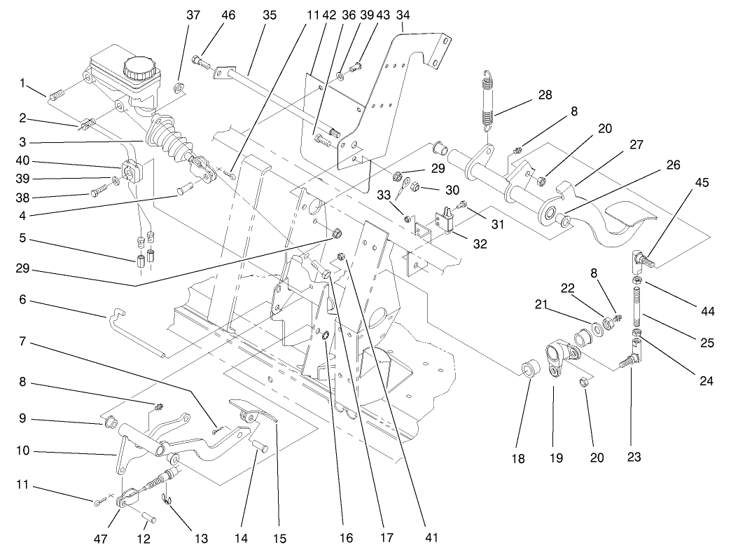 Brake and Accelerator Pedal Assembly
