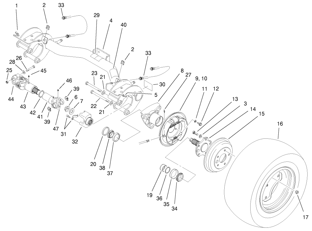 Rear Axle Assembly