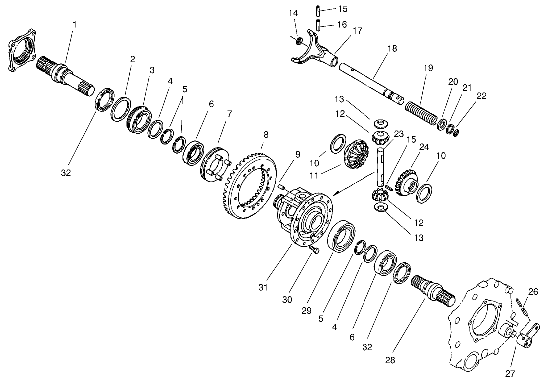 Differential Gear Assembly