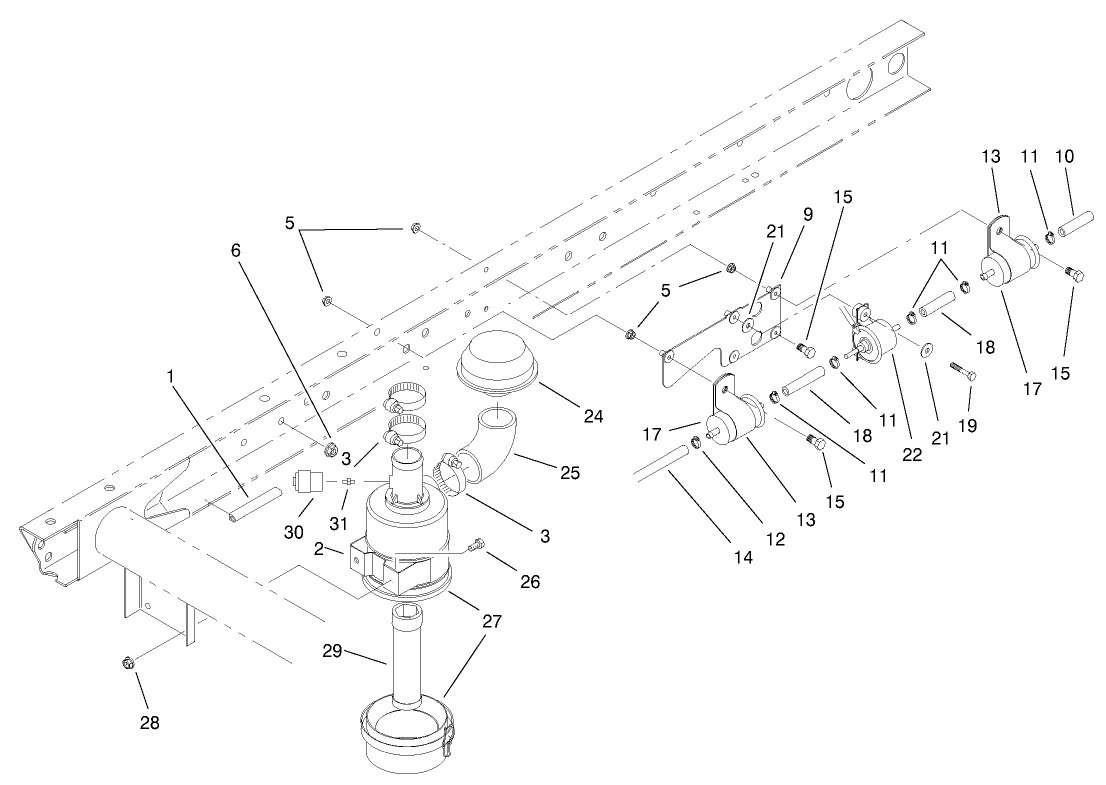 Air Cleaner and Fuel Supply Assembly