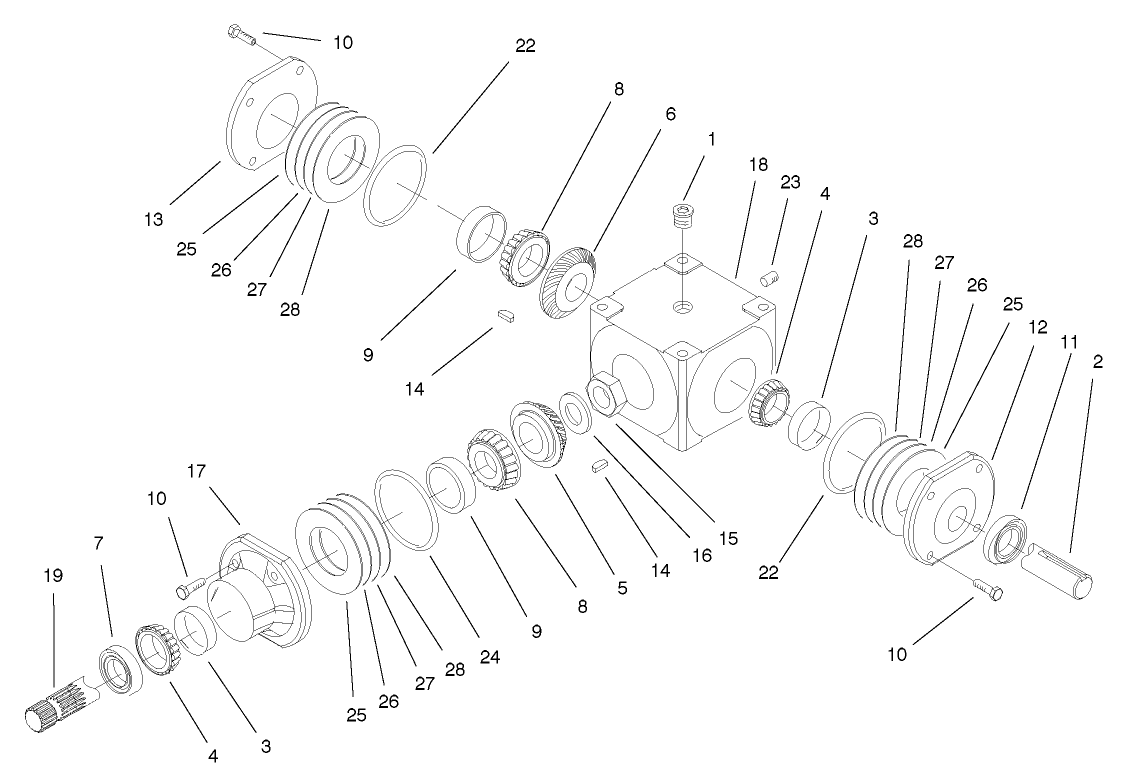 Gear Box Assembly No. 104-3441