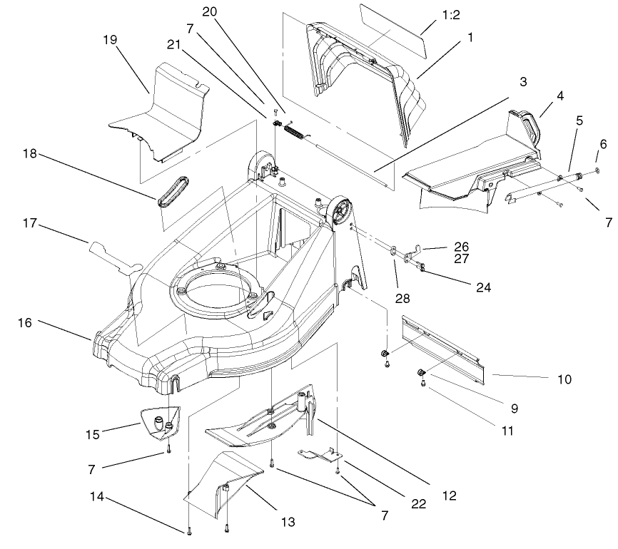 Deck, Kicker And Recycler Plug Assembly
