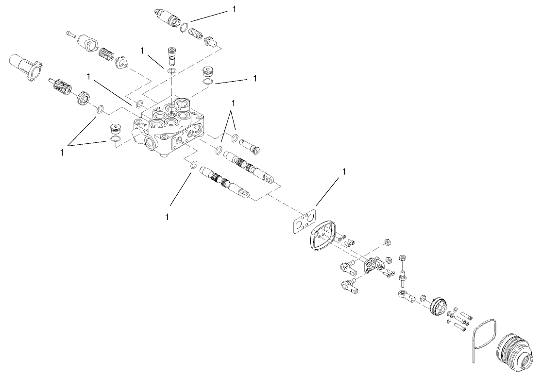 Two Spool Valve Assembly No. 95-3536