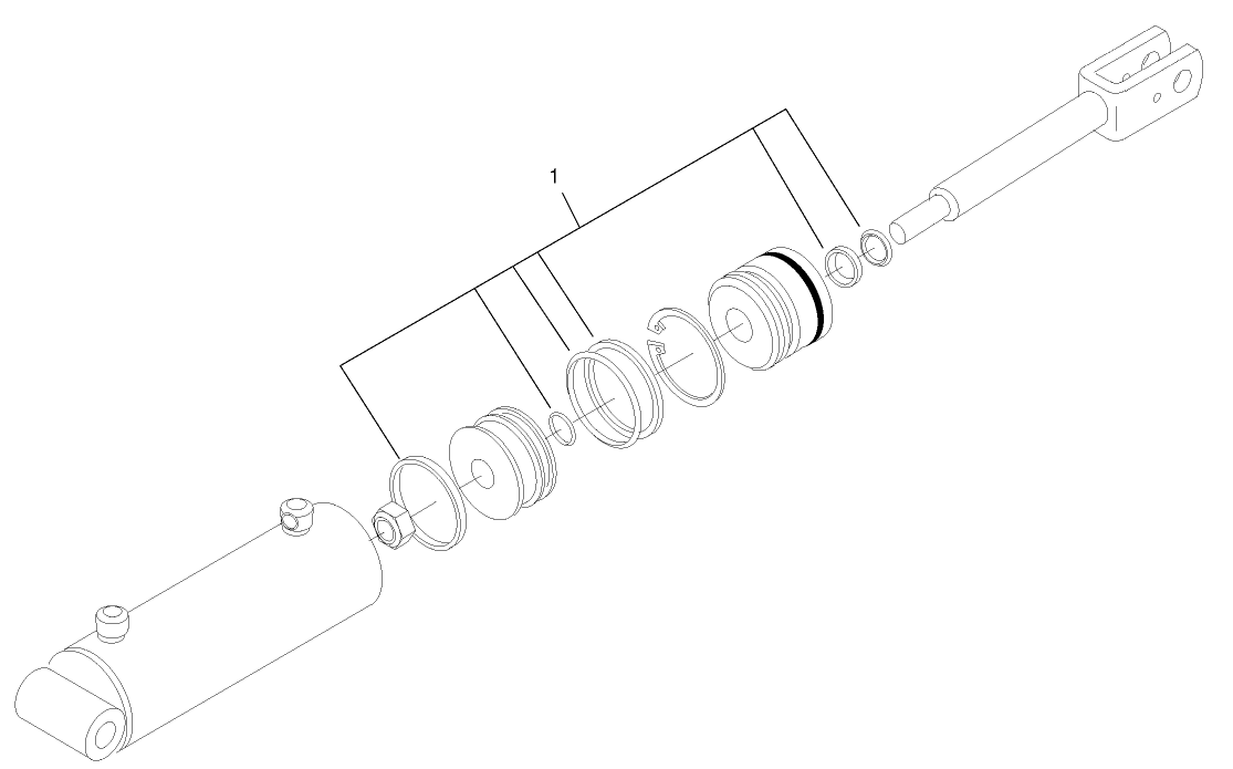 Hydraulic Cylinder Assembly No. 95-3578