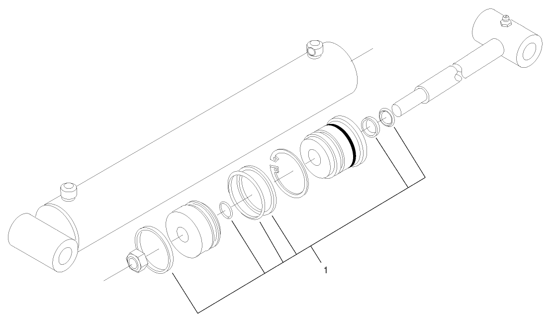 Hydraulic Cylinder Assembly No. 99-6162