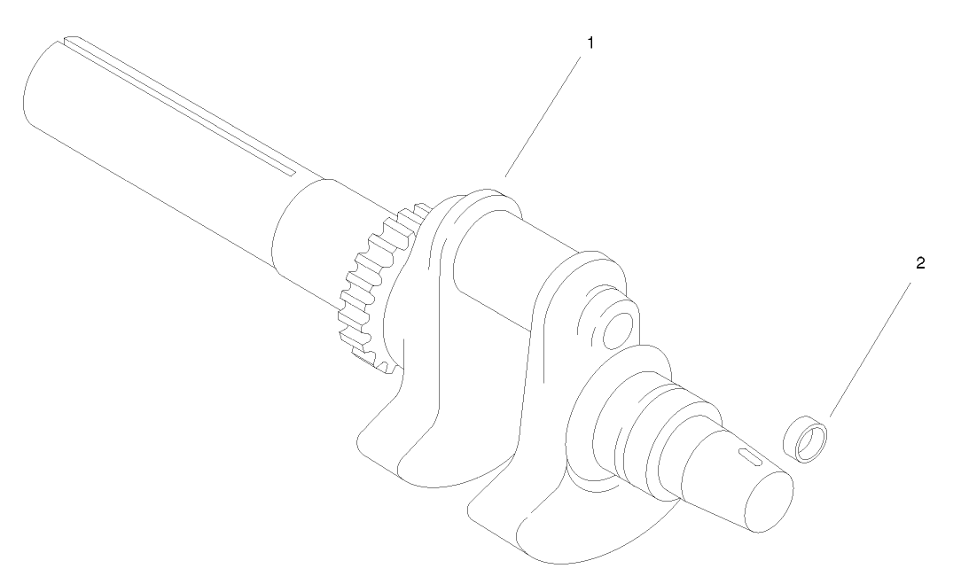 Crankshaft (ch20s 64656 Kohler)