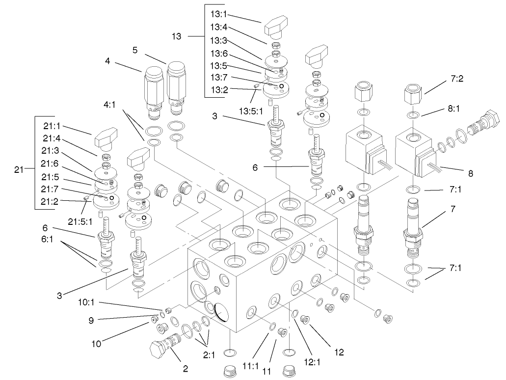 Mow Block Assembly No. 99-6978