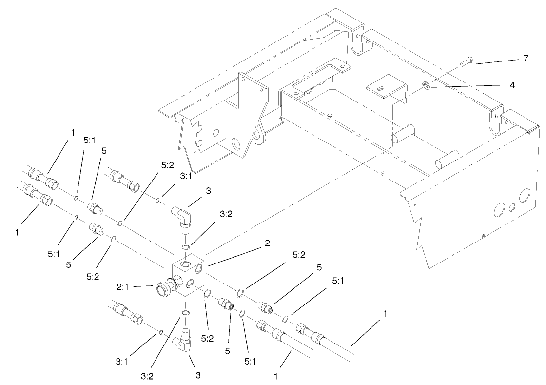 Rear Hydraulic Manifold Assembly