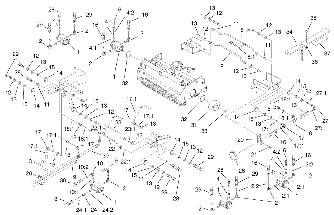 Reel Motor And Hose Assembly