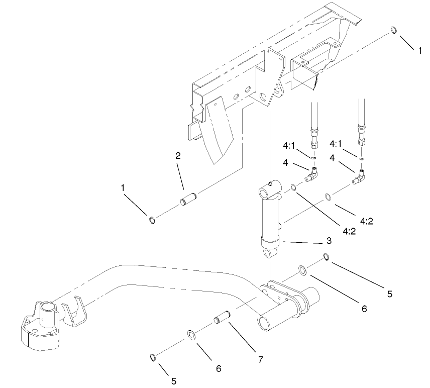 Rear Lift Cylinder Assembly